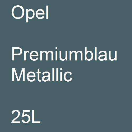 Opel, Premiumblau Metallic, 25L.